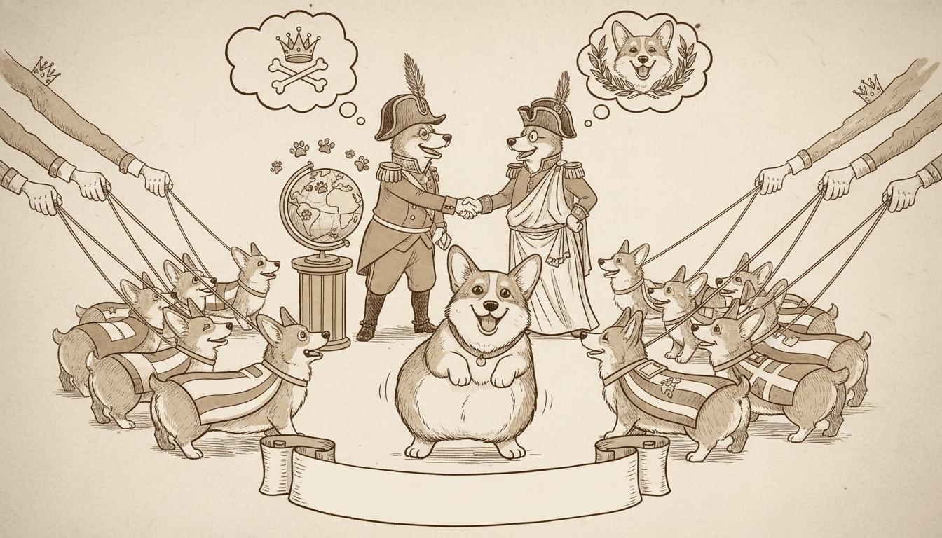 The Geopolitics of the Butt-Wiggle: A Satirical Analysis of Corgi-Mediated Diplomacy