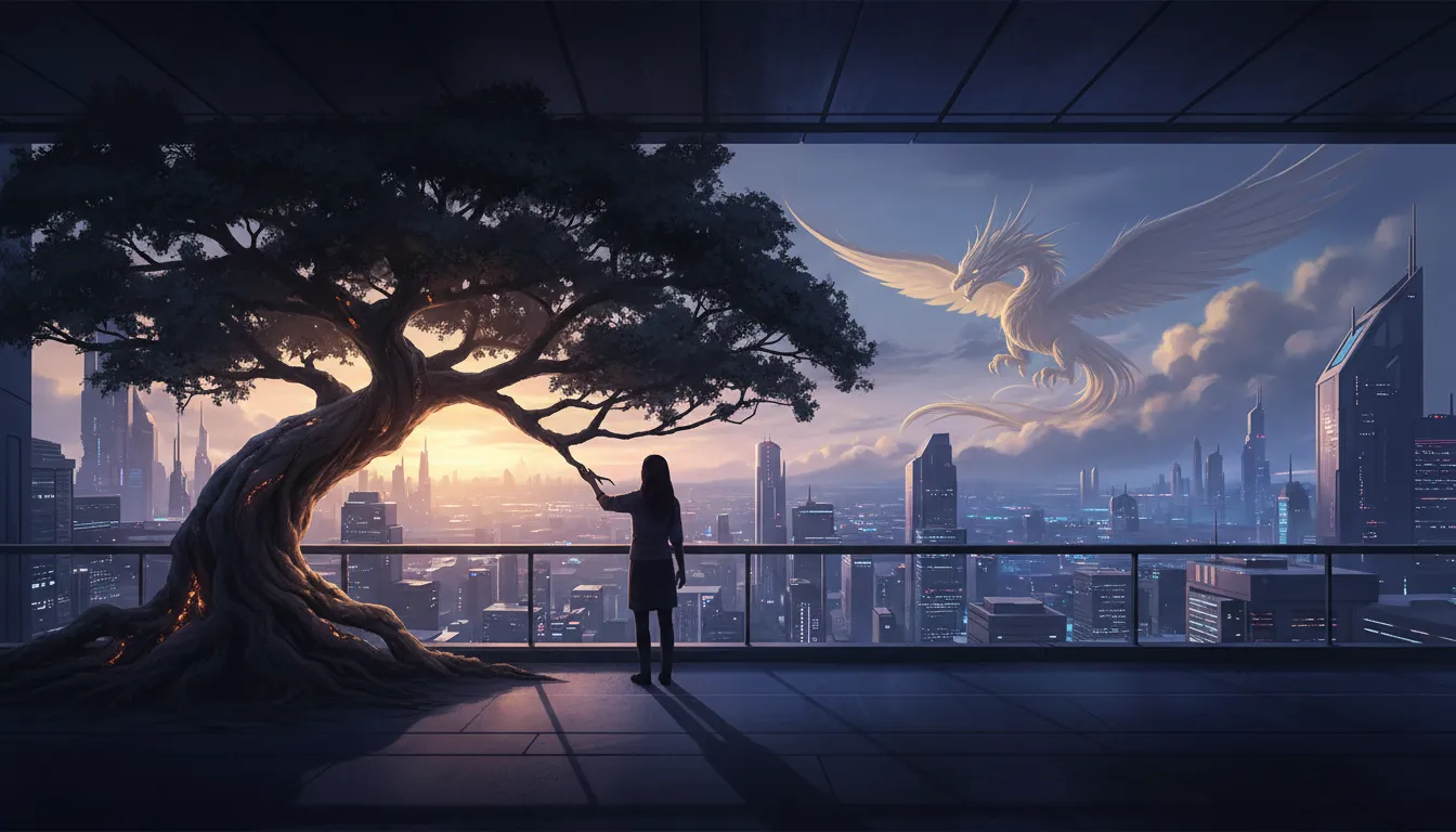 Person stands beside majestic statue, reflecting on legend's enduring legacy.