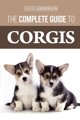 The book cover of 'The Complete Guide to Corgis' by David Anderson