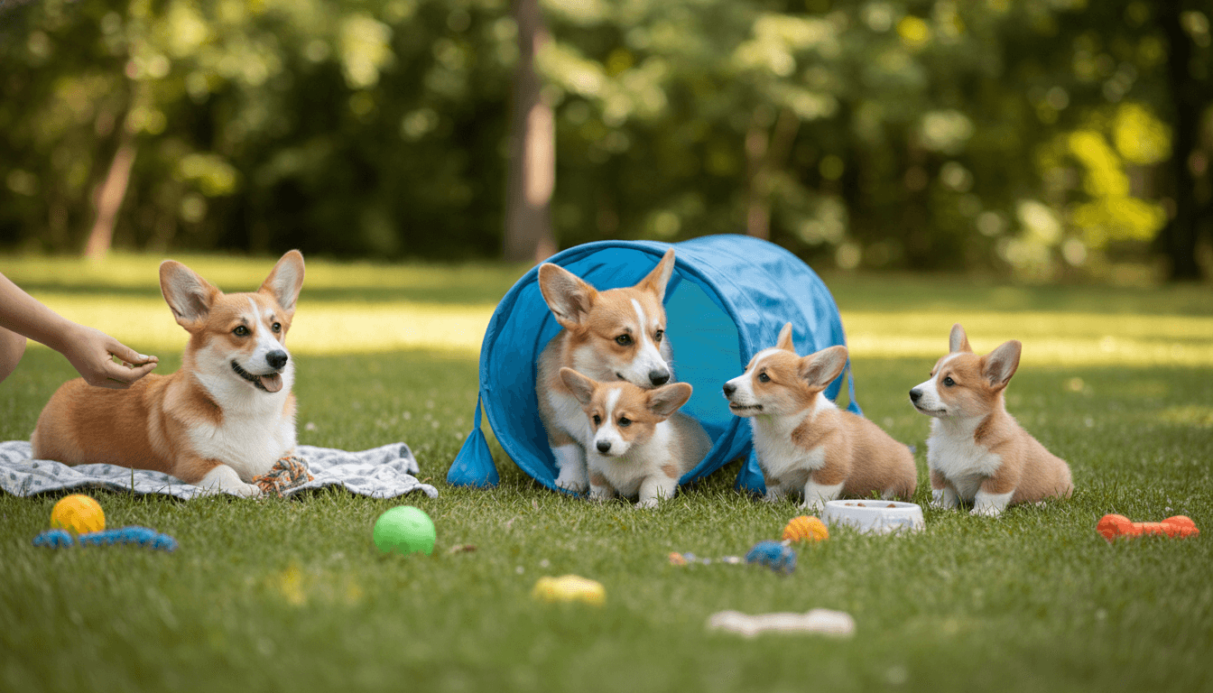 Person gently guiding a puppy, embodying the 'Puppy Parent' training method.